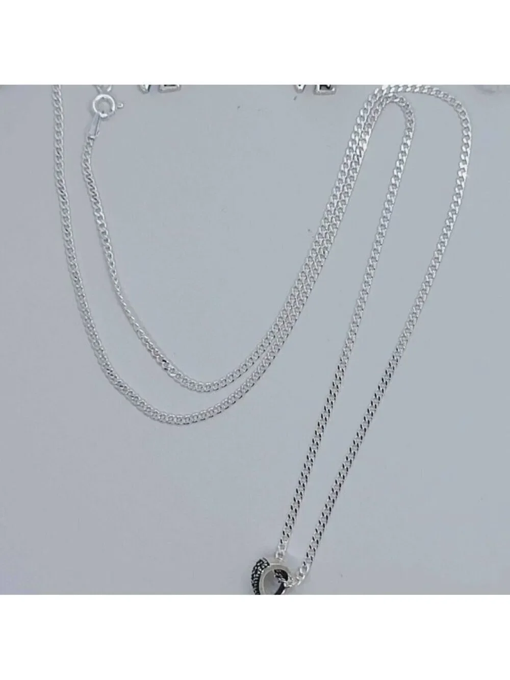 LOVE Sterling Silver Set – Necklace & Earrings with Gift Bag